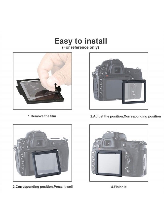 STSEETOP Nikon D500 Screen Protector,Professional Optical Camera Tempered Glass LCD Screen Protector for Nikon D500 - Image 4