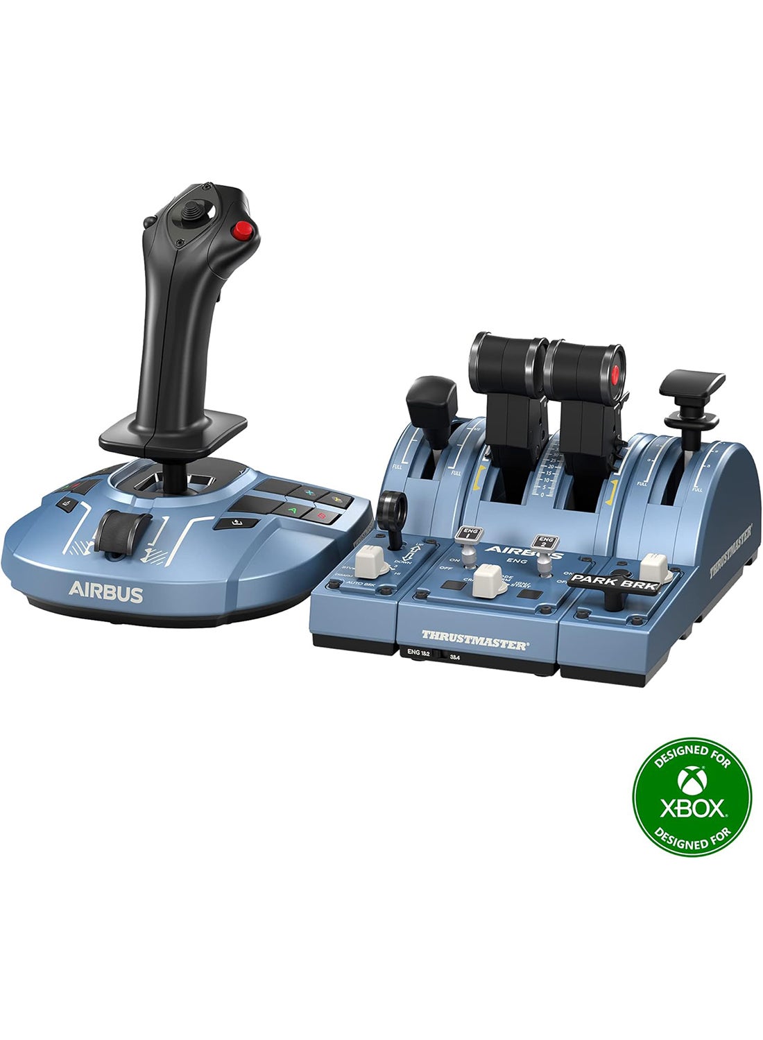 TCA Captain Pack X Airbus Edition - High-Precision Flight Stick and Throttle Quadrant for Xbox Series X|S, Xbox One, and PC