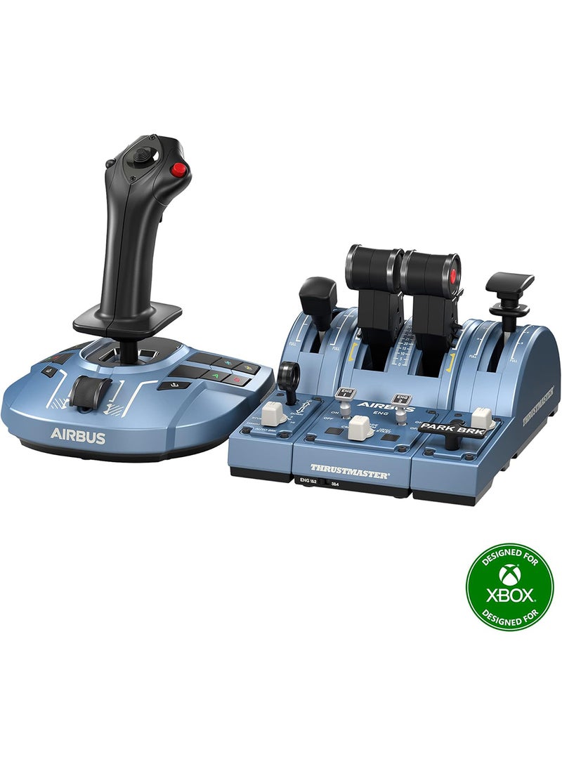 THRUSTMASTER TCA Captain Pack X Airbus Edition - High-Precision Flight Stick and Throttle Quadrant for Xbox Series X|S, Xbox One, and PC - Image 1