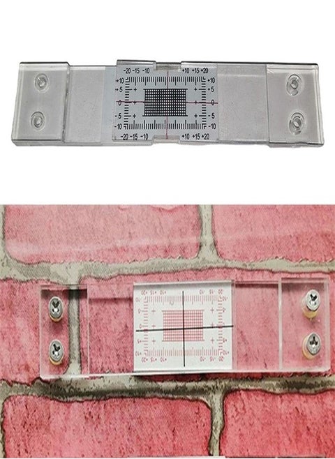Concrete Monitor Monitoring Record Standard Tell-Tale Monitor for the Standard and Corner Tell-Tale Gap Measuring Instrument Building Wall Crack Monitor Crack Comparison Caliper