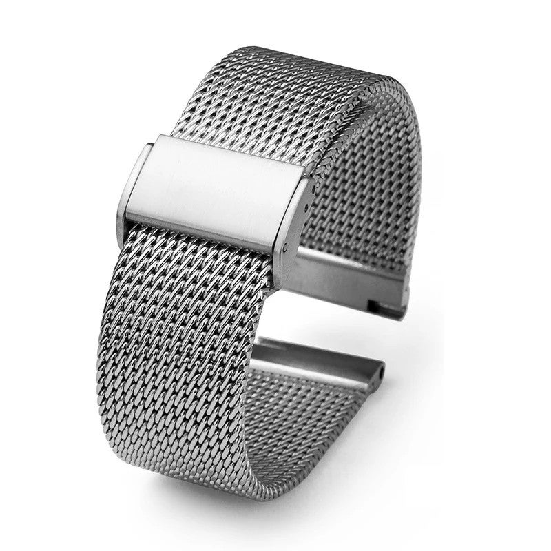 Bluejw Men's Stainless Steel Milanese Loop Watch Band - Quick Release Universal Replacement Bracelet - 18mm 19mm 20mm 21mm 22mm - Image 2