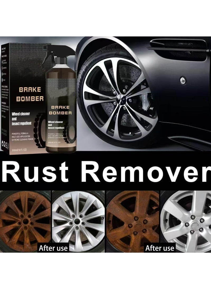 Car Rust Remover Spray And Cleaner -Remove Iron Powder, Rust, Clean Quickly Prevent The Paint From Secondary Rusting And Oxidation Resistance Mild Formula, Spray And Wipe, Bright As New - (120ML)