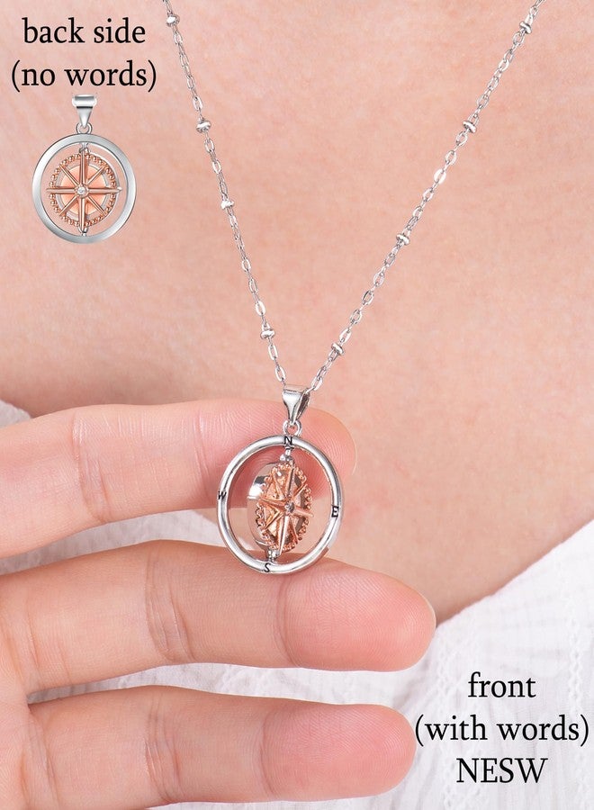 Shonyin 8th Grade Graduation Gifts for Her 2025 Compass Necklace, Graduation Necklace for Elementary Fifth Grade Grad Jewelry Gifts for Her Class of 2025 - Image 3