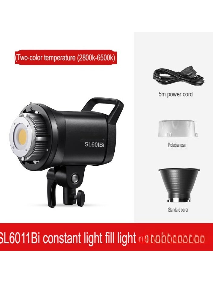 Godox SL60IIBI LED Video Light, Ultra Silent Fill Light, LED Continuous Output Lighting Photography Light, Studio Video Light With Compact Size And Flexible Angle, (SL60IIBI, Two Color Temperature)  - Image 1