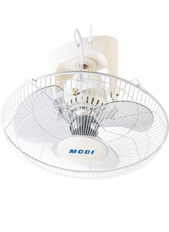MODI Orbit Fan,16-inch Ceiling Fan, White Cooling Fan with 3 Speed Choices,360 Degree Oscillating Fan for Home and Office.  - Image 1
