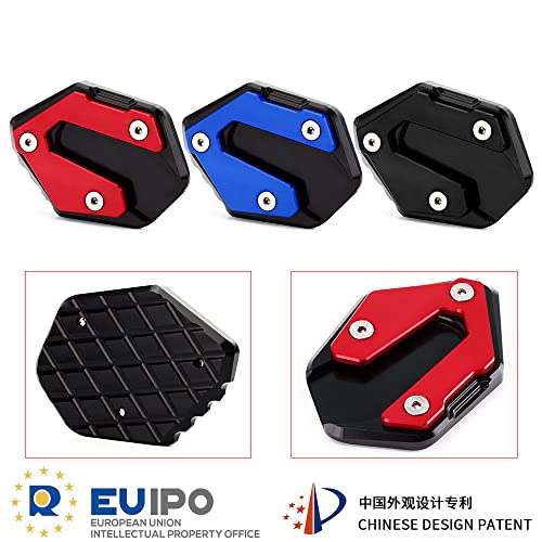 Mokiton Motorcycle Side Stand Extension Kickstand Plate Compatible With YAMAHA MT-09 / SP 2015-2021 2022 2023 2024 2025 | Foot Pad Support MT09 MT 09 Accessories (black) - Image 3