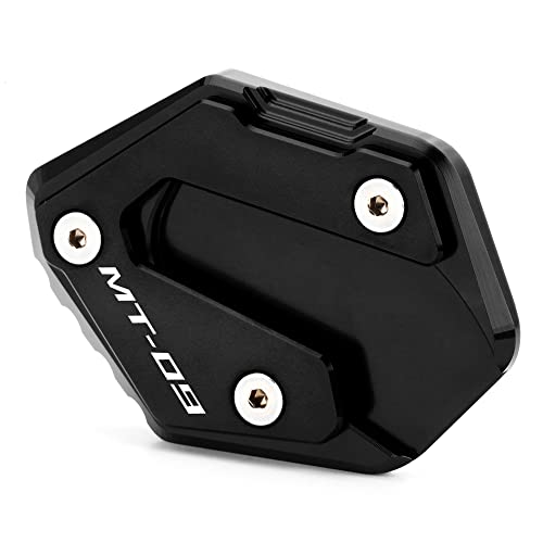 Mokiton Motorcycle Side Stand Extension Kickstand Plate Compatible With YAMAHA MT-09 / SP 2015-2021 2022 2023 2024 2025 | Foot Pad Support MT09 MT 09 Accessories (black) - Image 1