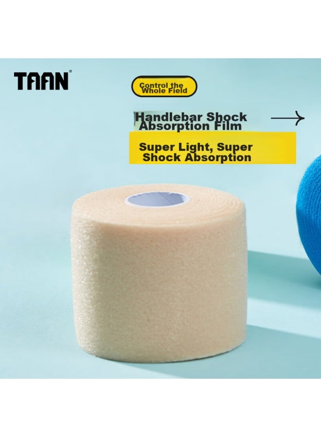 Taan Badminton Racket Handle Shock-absorbing Film, Tennis Racket Cushioning Film, Shock-absorbing Tape, Hand Grip Tape, Base Film, Skin Color, 1 Piece - Image 1