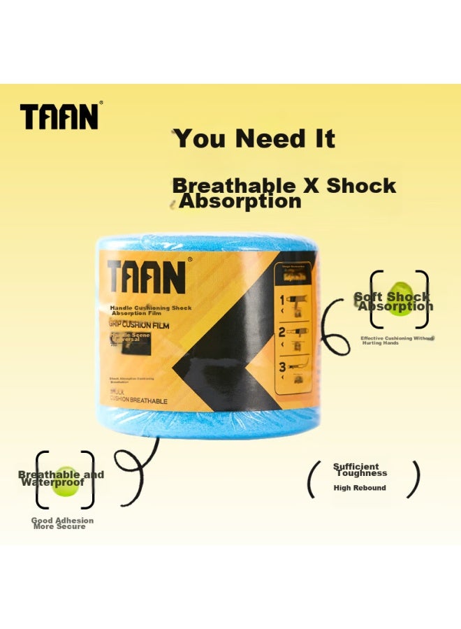 Taan Badminton Racket Handle Shock-absorbing Film, Tennis Racket Cushioning Film, Shock-absorbing Tape, Hand Grip Tape, Base Film, Skin Color, 1 Piece - Image 5
