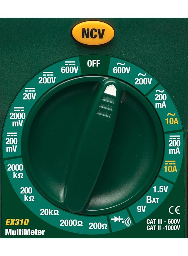 Extech Ex310 Manual Ranging Mini Multimeter With Battery Test Function - Image 2
