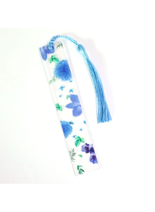 PLUS ONE Transparent Acrylic Bookmark Flower Bookmark Student School Supplies Stationery Gift Creative Gift - Image 1