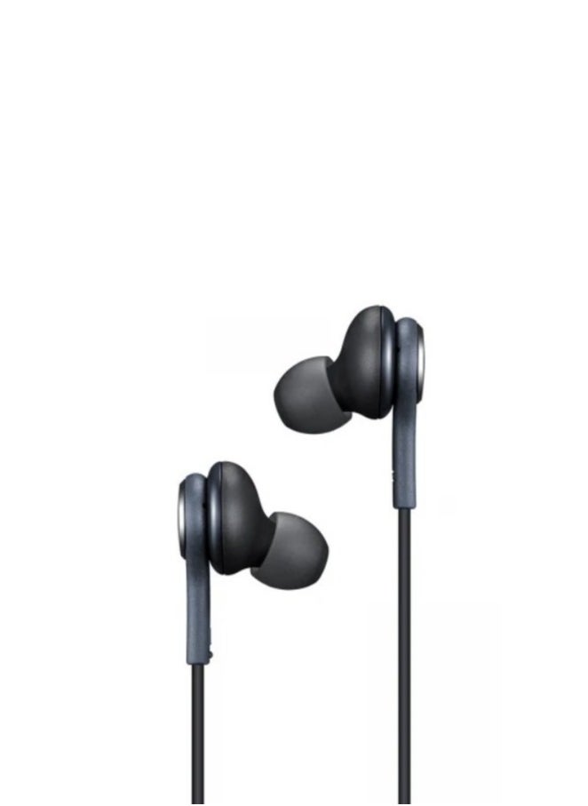 Generic - USB-C Wired In-Ear Stereo Earphones for Samsung Galaxy Note 10/Note 10 Plus, S10, S9, S10e with Built-in Microphone and Volume Control Type c hands-free - black - Image 1