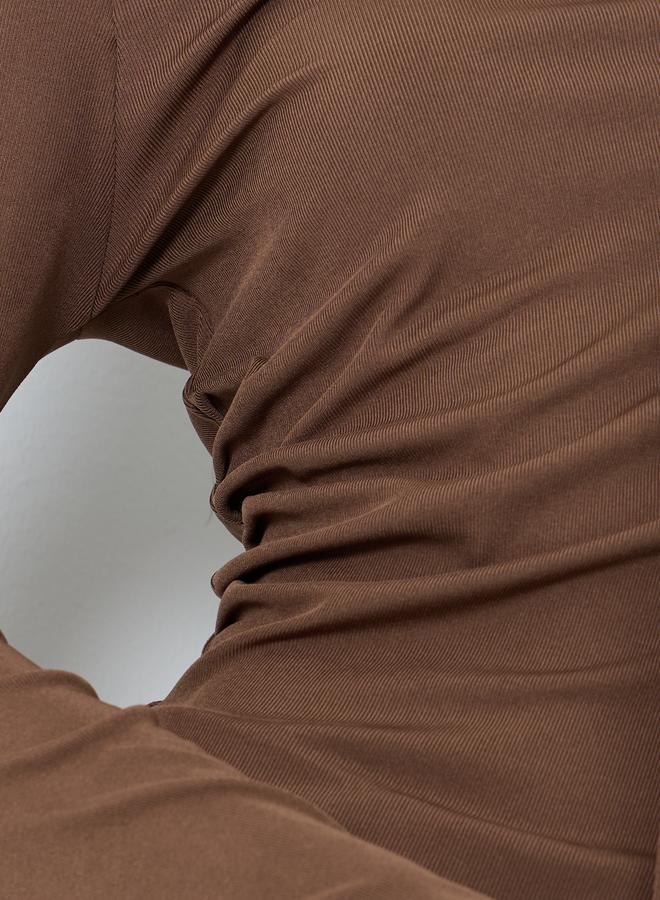 ستايلي بلوزة محبوكة بربطة ياقة - Image 4