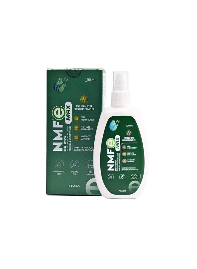 NMFe Max Skin lotion with Ceramide Complex For Severe Dry Skin| For Barrier Repair Deep Hydration | Gives Immediate Comfort |Shea butter & Vit E | For Dry & Sensitive Skin | Dermatologically Tested | 100 Ml - Image 1