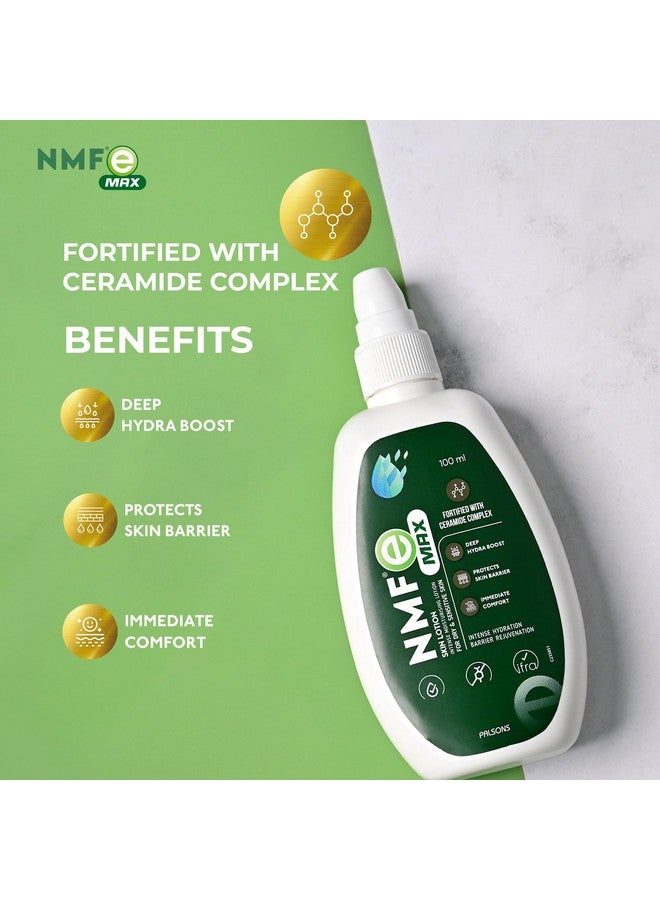 NMFe Max Skin lotion with Ceramide Complex For Severe Dry Skin| For Barrier Repair Deep Hydration | Gives Immediate Comfort |Shea butter & Vit E | For Dry & Sensitive Skin | Dermatologically Tested | 100 Ml - Image 5
