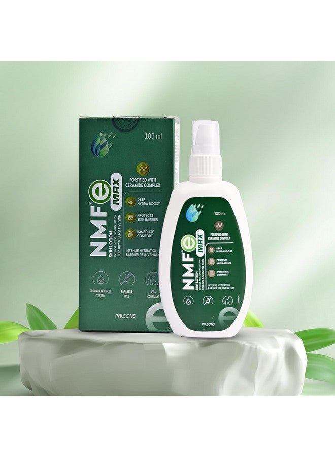 NMFe Max Skin lotion with Ceramide Complex For Severe Dry Skin| For Barrier Repair Deep Hydration | Gives Immediate Comfort |Shea butter & Vit E | For Dry & Sensitive Skin | Dermatologically Tested | 100 Ml - Image 2