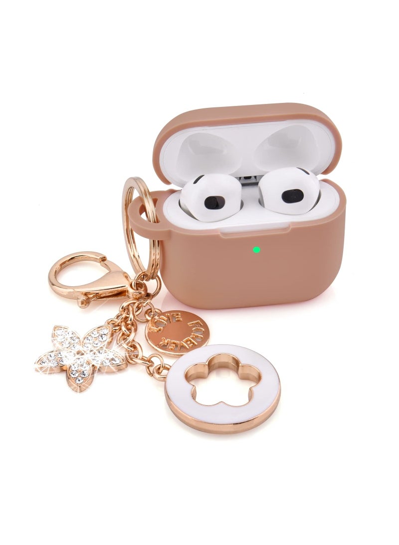 SYOSI Silicone Case for 2022 Airpods, (Carabiner Included) Fashionable Silicone Case Earbuds Case Protective Earbuds Cover Fashionable Case Supports Wireless chaging, Shock Resistant, Full Protection - Image 1