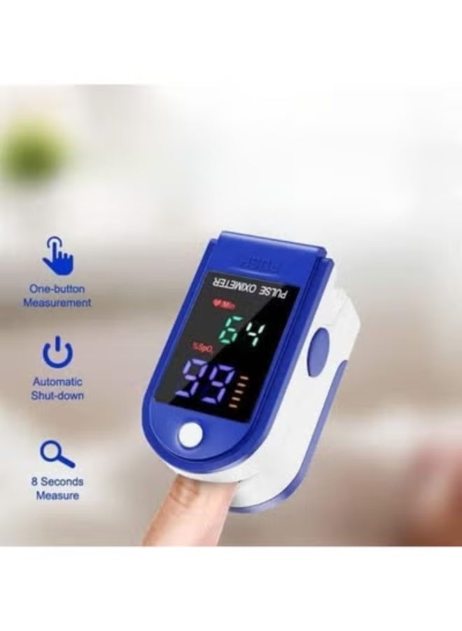Digital Fingertip Pulse Oximeter Blood Oxygen Saturation Monitor and Heart Rate Tracker High Accuracy Vital Signs Monitor for Home and Fitness Pack of 4 - Image 5