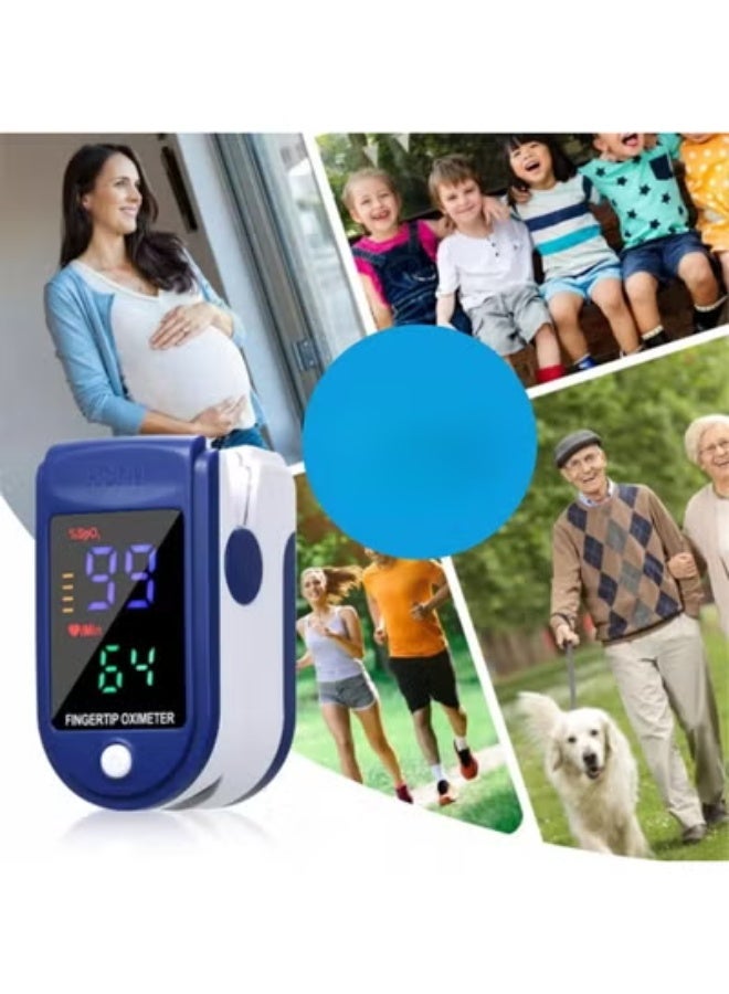 Digital Fingertip Pulse Oximeter Blood Oxygen Saturation Monitor and Heart Rate Tracker High Accuracy Vital Signs Monitor for Home and Fitness Pack of 4 - Image 4