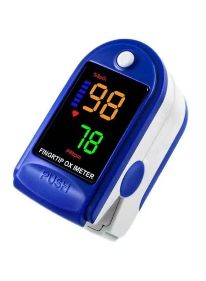 Digital Fingertip Pulse Oximeter Blood Oxygen Saturation Monitor and Heart Rate Tracker High Accuracy Vital Signs Monitor for Home and Fitness Pack of 4 - Image 1
