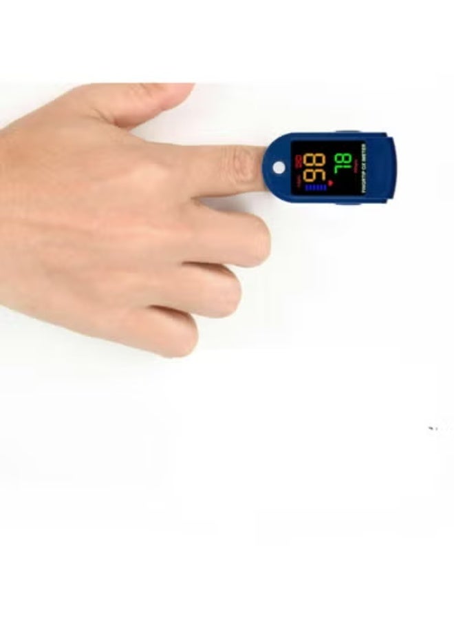 Digital Fingertip Pulse Oximeter Blood Oxygen Saturation Monitor and Heart Rate Tracker High Accuracy Vital Signs Monitor for Home and Fitness Pack of 4 - Image 3