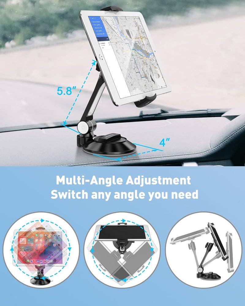 AboveTEK Suction Cup Cell Phone Holder - Versatile Tablet Mount for Home, Office, and Vehicle - Image 5