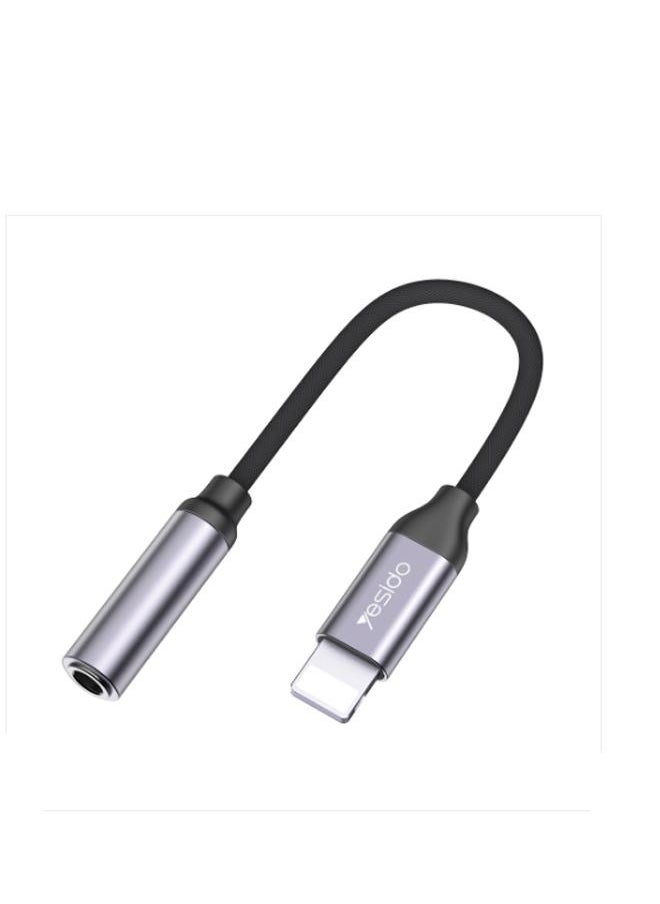 Yesido - Audio Cable AUX 3.5MM Lightning To Headphone Adapter - Image 1