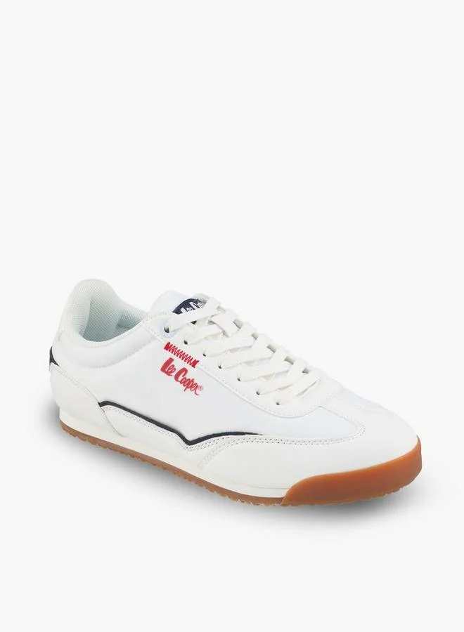 لي كوبر Women Logo Print Lace-Up Ankle Sneakers