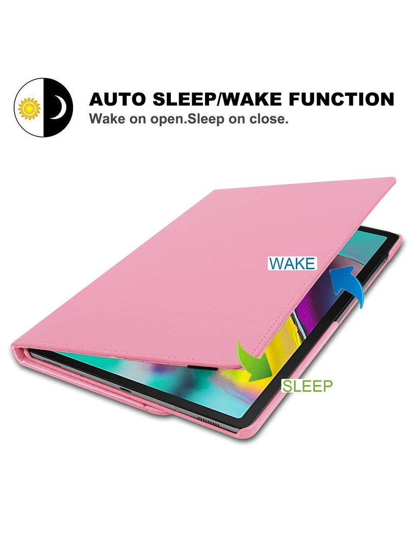 ELTRAZONE Samsung Galaxy Tab S6 Lite 10.4 2020 Case - 360 Degree Rotating Stand [Auto Sleep/Wake] Folio Leather Smart Cover Case - Image 2