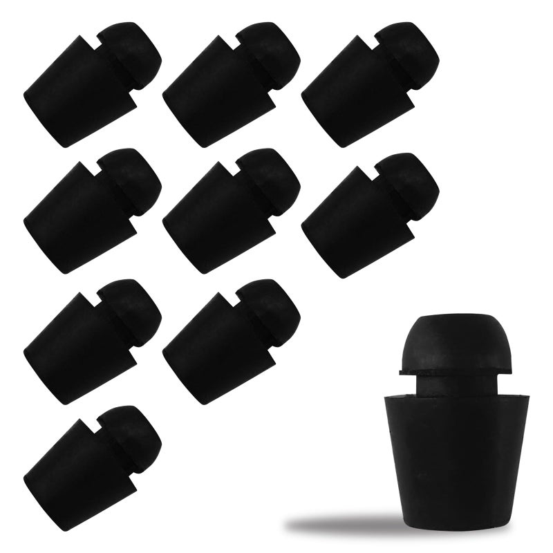 Tobenbone 10PCS Car Door Bumper Stopper Absorber FrontRear Car Door Protector Edge Guards Universal Rubber Auto Door Dampers Buffer Pads Door Side Protection Car AccessoriesBlack