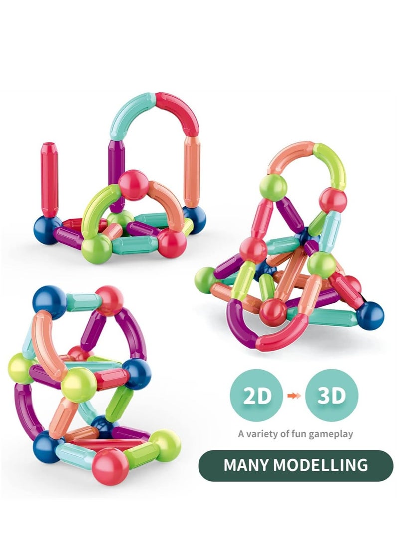 General Building Blocks Set, 42/100 PCS Preschool Educational Construction Kit DIY Creative 3D Learning Toys for Boys Girls Kids Age 3+ Years Old (42 PCS)  - Image 2