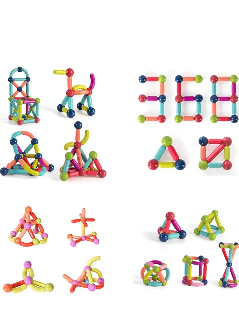 General Building Blocks Set, 42/100 PCS Preschool Educational Construction Kit DIY Creative 3D Learning Toys for Boys Girls Kids Age 3+ Years Old (42 PCS)  - Image 5