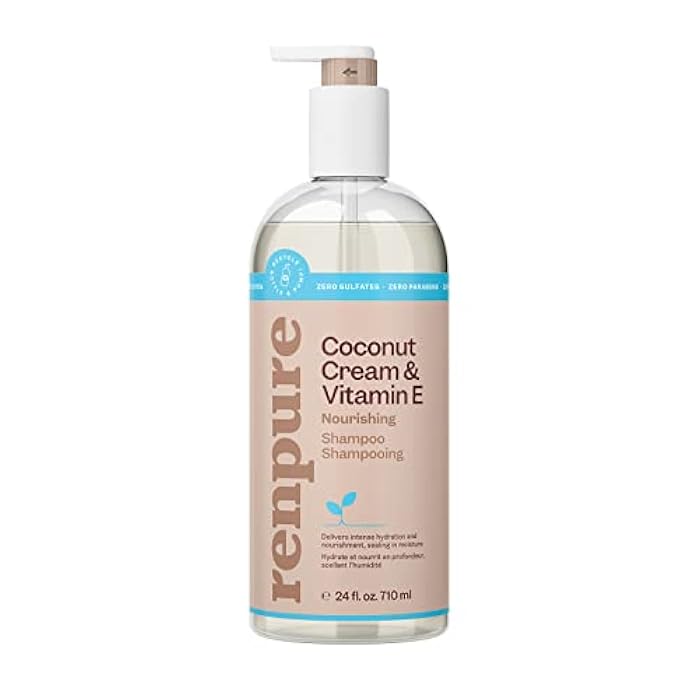 Renpure Coconut Cream Nourishing Shampoo, 24oz - Image 1