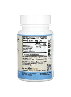 Eclectic Herb Eclectic Herb, Freeze Dried, Goldenseal, 400 mg, 50 Veg Caps  - Image 2