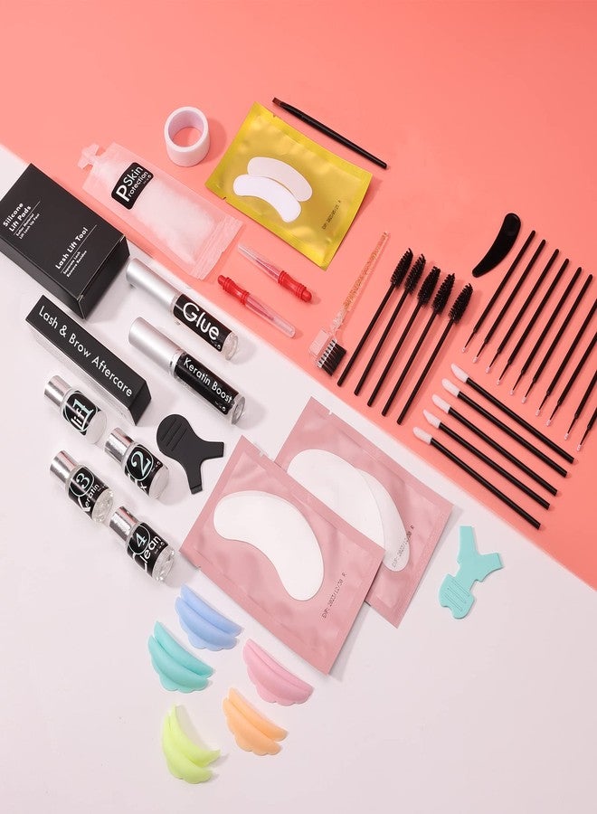 Libeauty طقم رفع الرموش، رفع الرموش وتثبيت الحواجب 2 في 1، تصفيف الرموش في المنزل، تجعيد الرموش باستخدام لاصق قوي (طقم رفع الرموش والحواجب) - Image 3