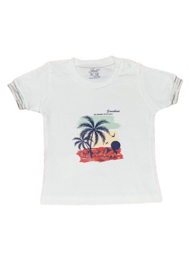 Baby 2 PCS Summer Set, T-shirt/Shorts, 100% Cotton, Soft and Comfortable. - Image 2