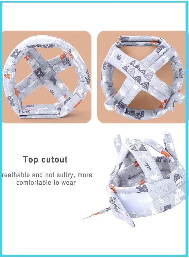 Berma Baby Baby Helmet for Crawling Walking Baby Head Protector - Head Protection for Infant Baby No Bumps and Soft Cushion Safety Headguard I Toddler Inflatable Helmets 1-2 Years Old, 6-12 Months  - Image 2