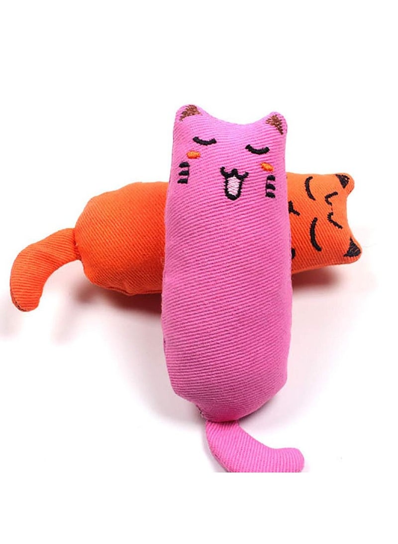 Catnip Filled Cartoon Mice Cat Teething Chew Toy - 5 Pieces - Image 5