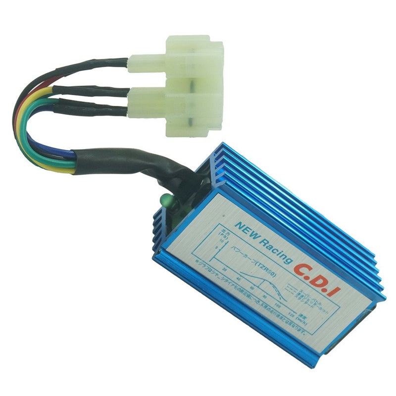 Glixal صندوق CDI عالي الأداء Glixal ATMT1-147 GY6 باللون الأزرق 50cc 125cc 150cc 139QMB 152QMI 157QMJ للدراجات الصينية السكوتر والموبيد وكارت السباق والدراجات الرباعية بدون حد للثورات - Image 1