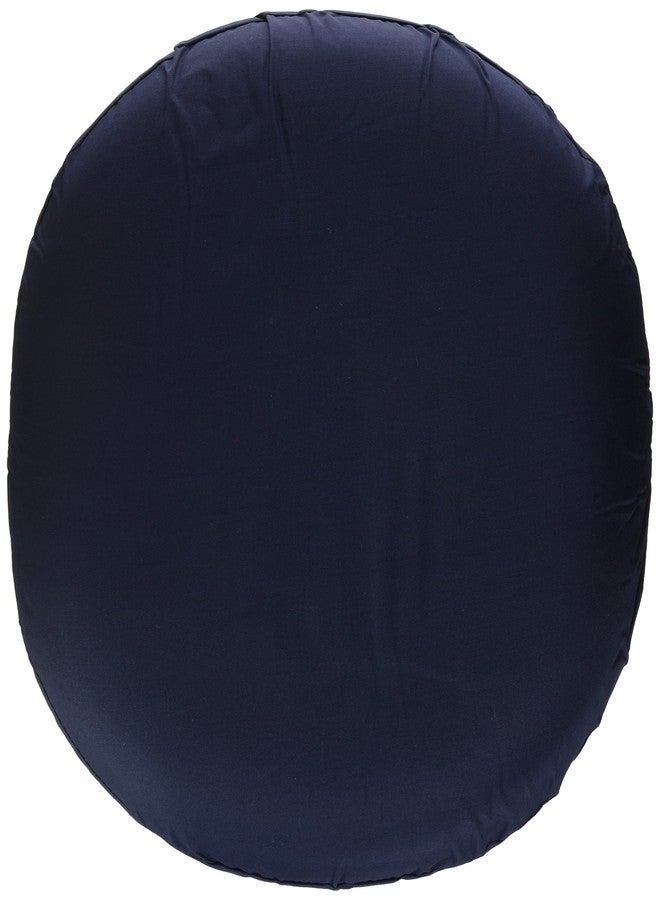 DMI Seat Cushion Donut Pillow and Chair Pillow for Tailbone Pain Relief, Hemorrhoids, Prostate, Pregnancy, Post Natal, Pressure Relief and Surgery, 14 x 12.5 x 3, Navy - Image 1