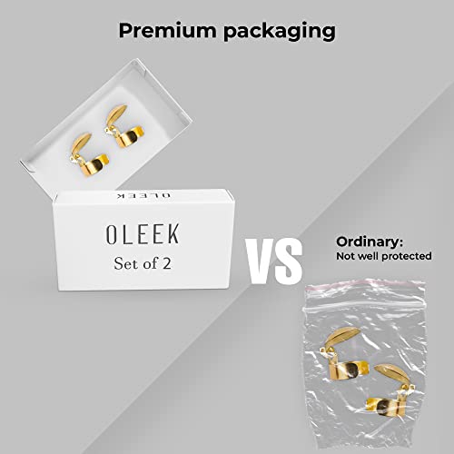 OLEEK(2Pcs Automatic Candle Extinguisher Gold Ring, Candle Extinguisher Automatic Candle Snuffer, Candle Set auto Candle Extinguisher Snuffer Candle Care kit Candle Accessories Swedish Candle Snuffer - Image 4
