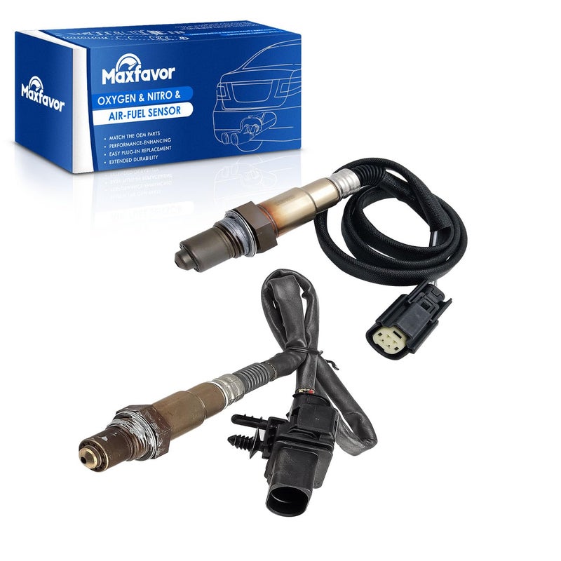 Maxfavor 2Pcs Upstream and Downstream Oxygen O2 Sensor Replacement for Ford 20132015 Fusion 16L20122014 Focus 20L NonTurbo VIN 2for 2015 Lincoln MKC 23L 02 Sensor 2345113 2344575