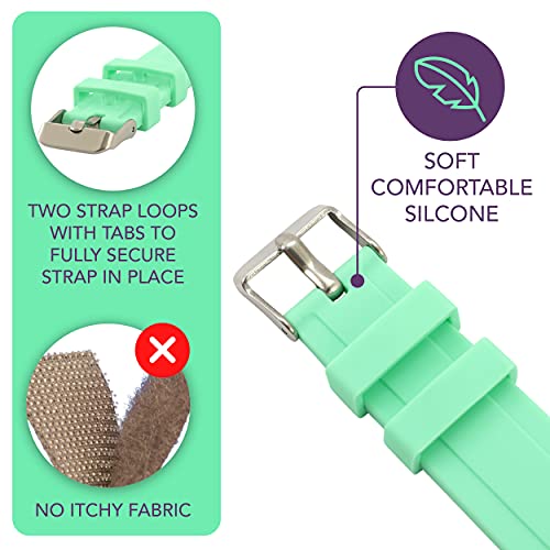 OWLCONIC Analog Kids Watch Light Green - Girls & Boys Watches Ages 7-12 - Kids Analog Watch - Telling Time Teaching Tool - Gift Watches for Girls and Boys - Image 2
