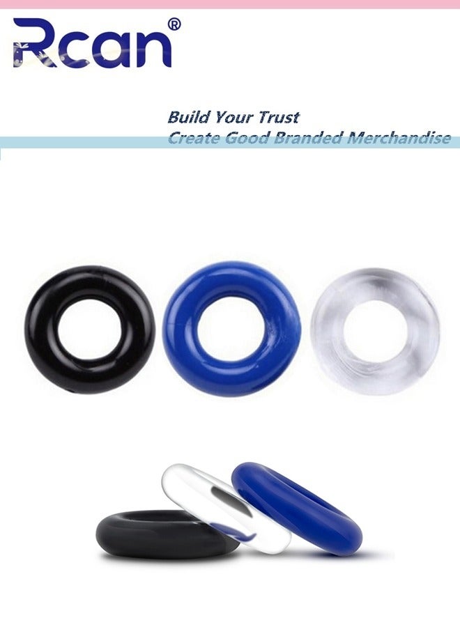 Rcan Elastic Silicone Men Sports Ring Easy Stretch Resistance Tear Resistance Exercise Ring Waterproof Wear Resistant Soft Suitable for Male Sports Home  - Image 1