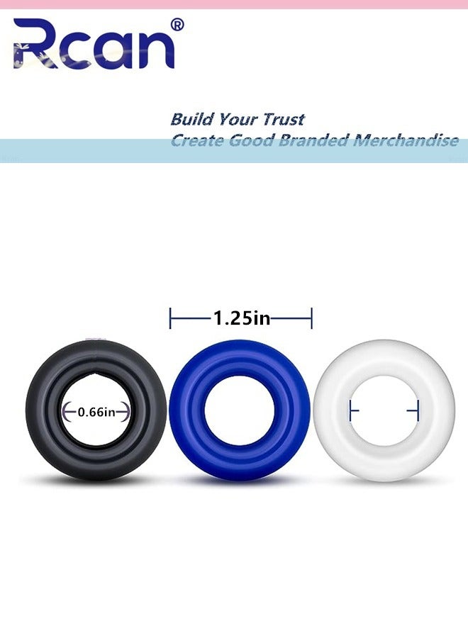 Rcan Elastic Silicone Men Sports Ring Easy Stretch Resistance Tear Resistance Exercise Ring Waterproof Wear Resistant Soft Suitable for Male Sports Home  - Image 3