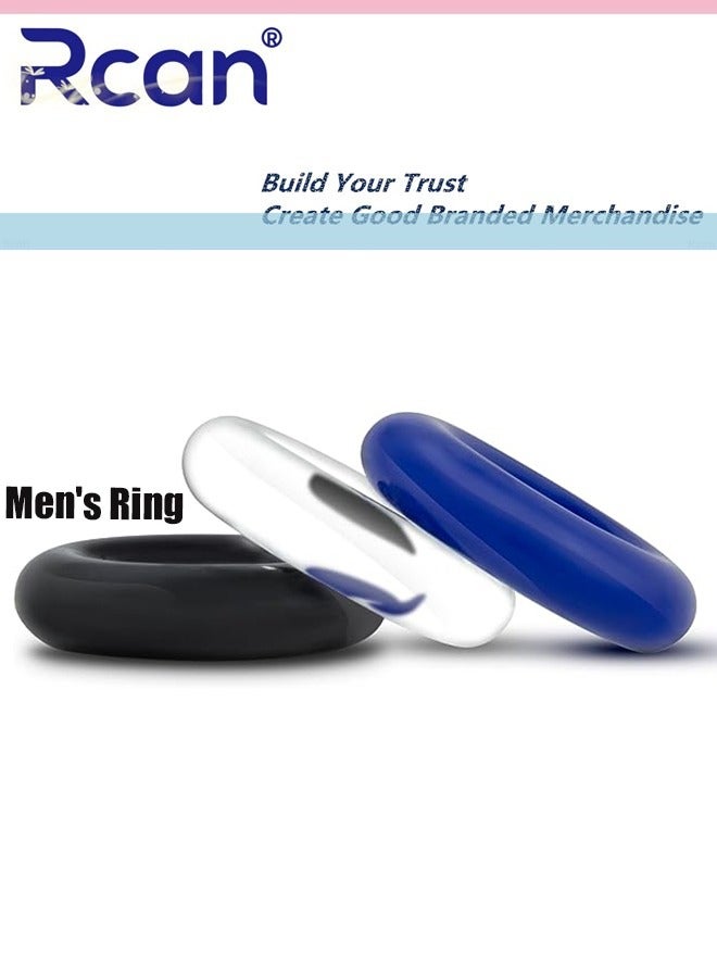 Rcan Elastic Silicone Men Sports Ring Easy Stretch Resistance Tear Resistance Exercise Ring Waterproof Wear Resistant Soft Suitable for Male Sports Home  - Image 4