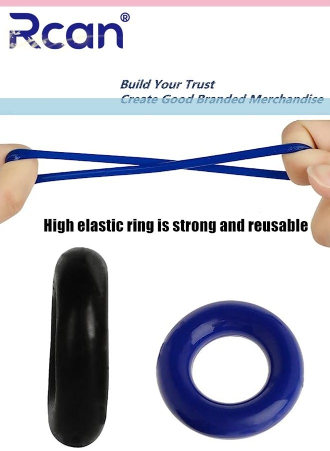 Rcan Elastic Silicone Men Sports Ring Easy Stretch Resistance Tear Resistance Exercise Ring Waterproof Wear Resistant Soft Suitable for Male Sports Home  - Image 2