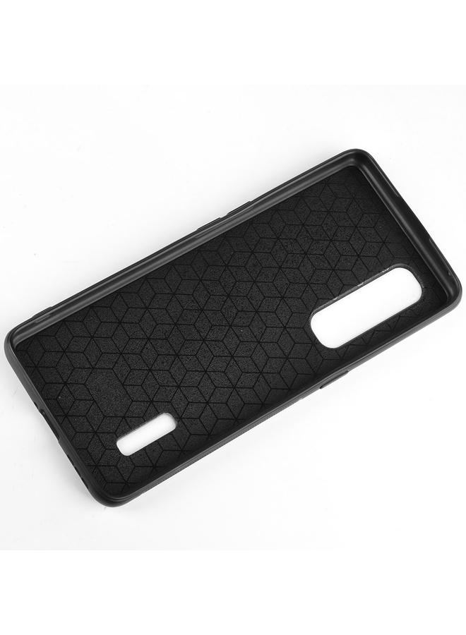 اس-توب جراب لهاتف Oppo Find X2 Pro مقاوم للصدمات بنمط جلد البقر المخيط من البولي يوريثين + البولي يوريثان الحراري + جراب TPU - Image 5