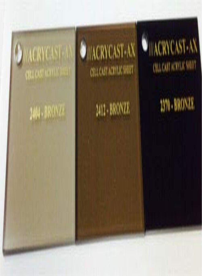 AZM Displays 1/8" (3mm) Light Tinted Bronze 12"x12" Translucent Acrylic Plexiglass 0.118" Thick #2412 Sheet AZM - Image 4