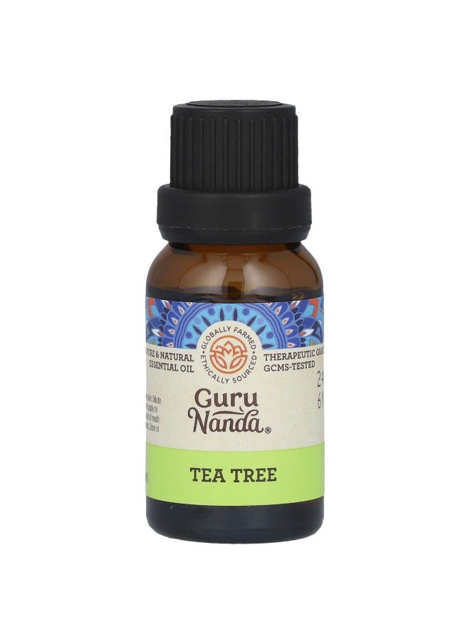 GuruNanda - GuruNanda, 100% Pure & Natural Essential Oil, Tea Tree, 0.5 fl oz (15 ml) - Image 1